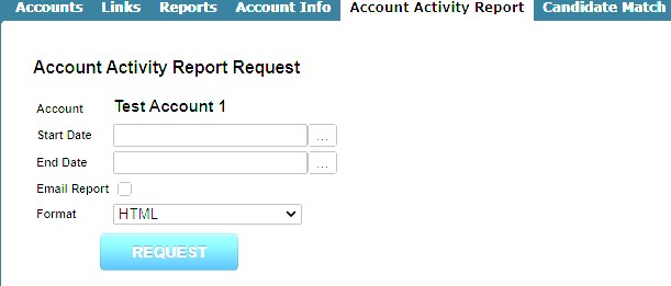 Account Activity Report