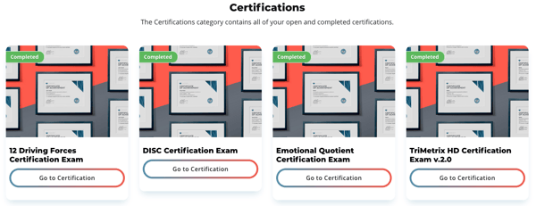 Certifications Category